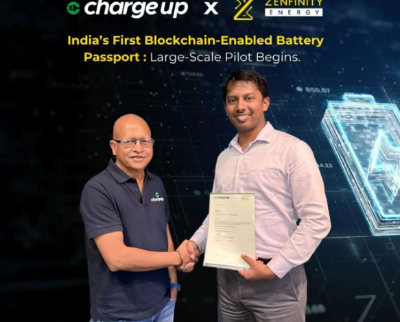 The Battery Gets a Digital Identity. India’s First Blockchain-Based Battery Passport pilot launched by Zenfinity and Chargeup